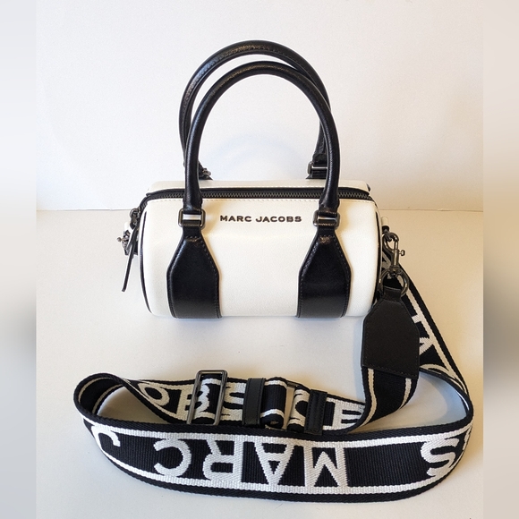 Marc Jacobs Handbags - Marc Jacobs Black White Mini Barrel Bag